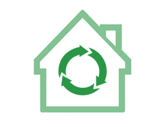 Retains air temperature 10x longer
than wood-framed homes