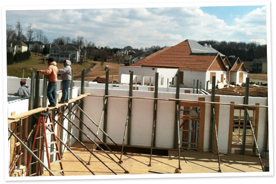 Maryland ICF construction project