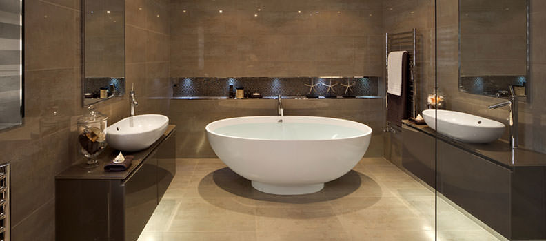 A renovated bathroom